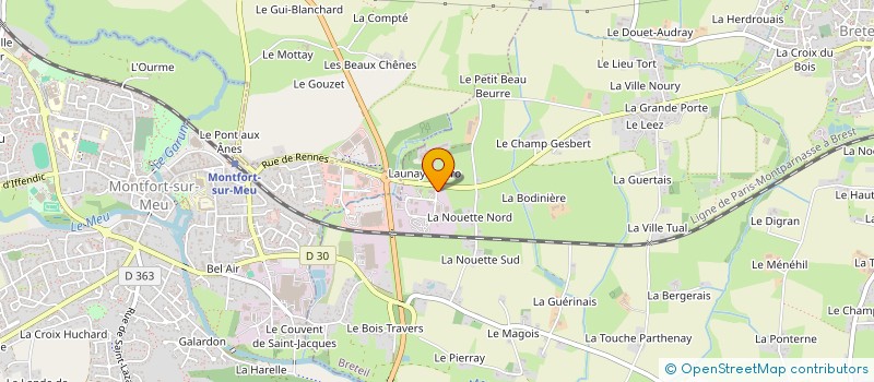 localisation de l'entreprise SOLUTECHNIQUE  BRETEIL