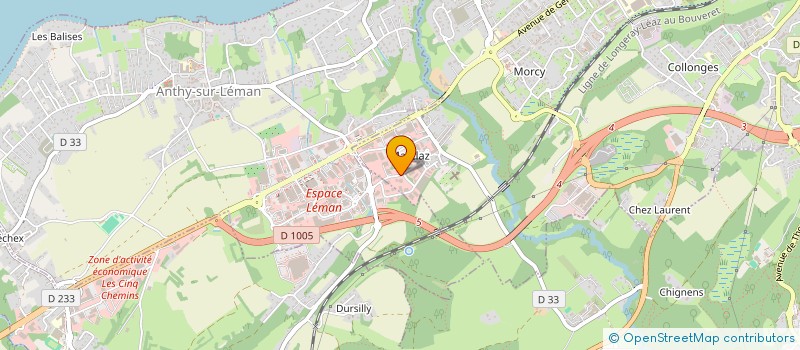 localisation de l'entreprise SOLUTEK  THONON-LES-BAINS