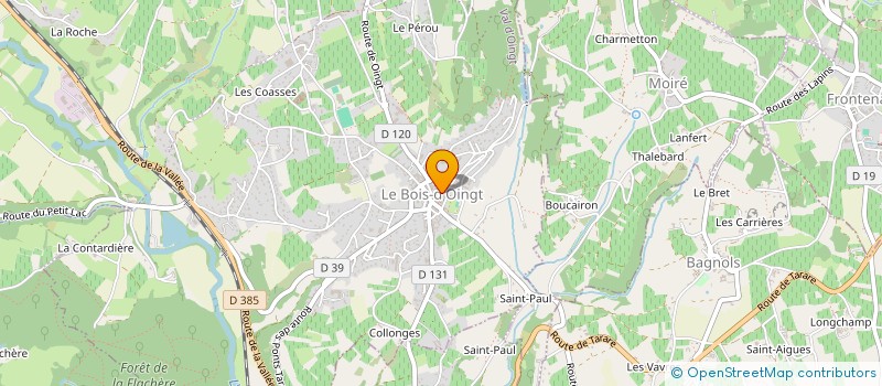 localisation de l'entreprise SOLUTHERM  TERNAND