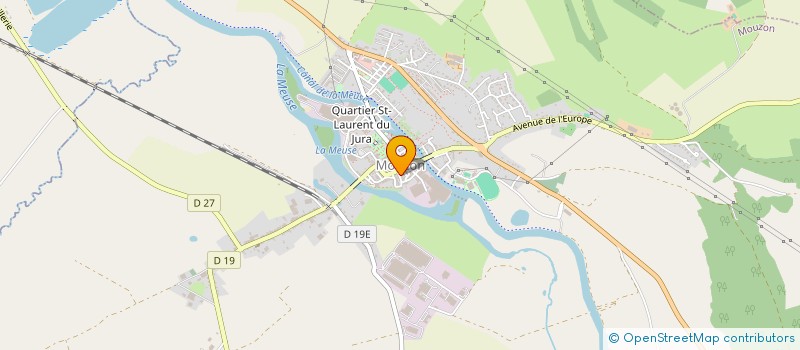 localisation de l'entreprise SOLUTHERM  MOUZON