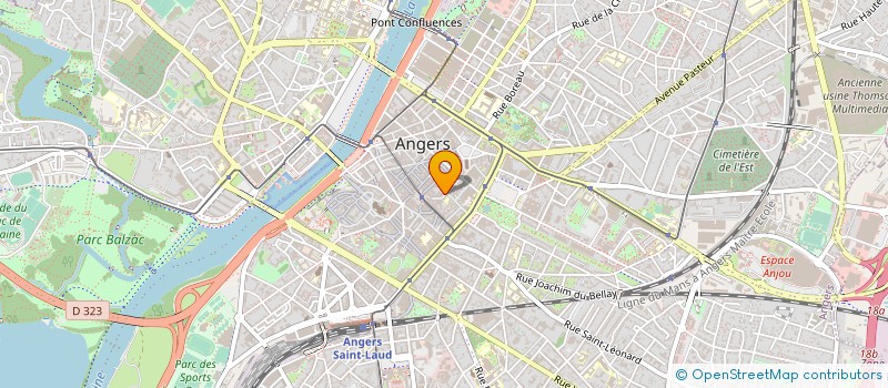 localisation de l'entreprise SOLUTIA  ANGERS à ANGERS