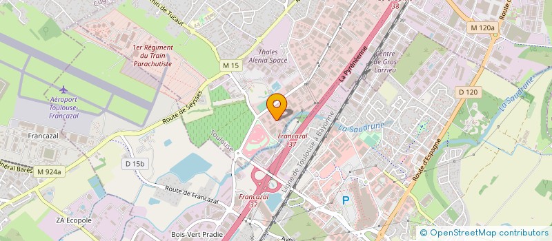 localisation de l'entreprise SOLUTIO TRANSFERT à TOULOUSE