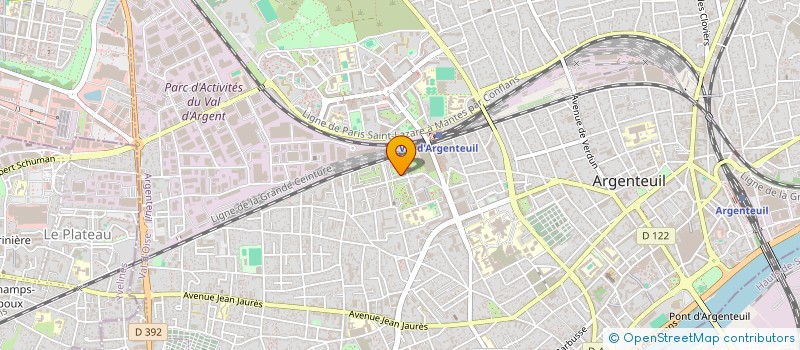 localisation de l'entreprise SOLUTION 16 à ARGENTEUIL