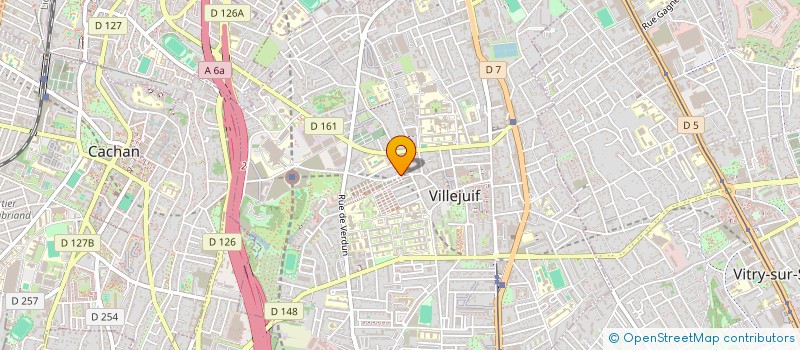 localisation de l'entreprise SOLUTION ADMIN  VILLEJUIF