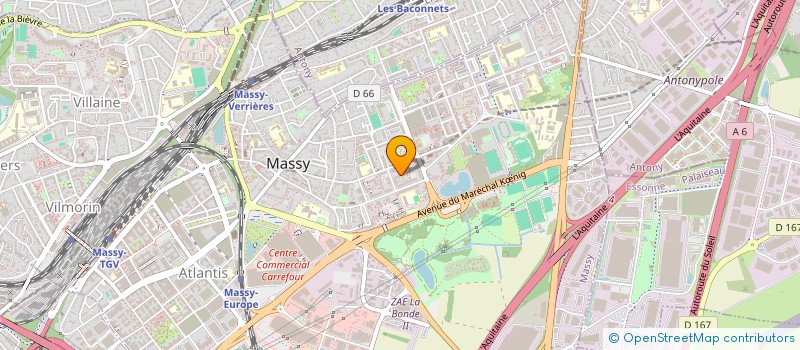 localisation de l'entreprise SOLUTION ASCENSEUR à MASSY