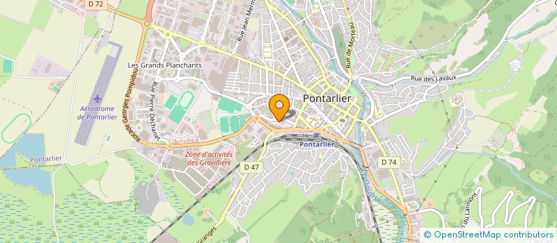 localisation de l'entreprise SOLUTION ASSURANCE à PONTARLIER