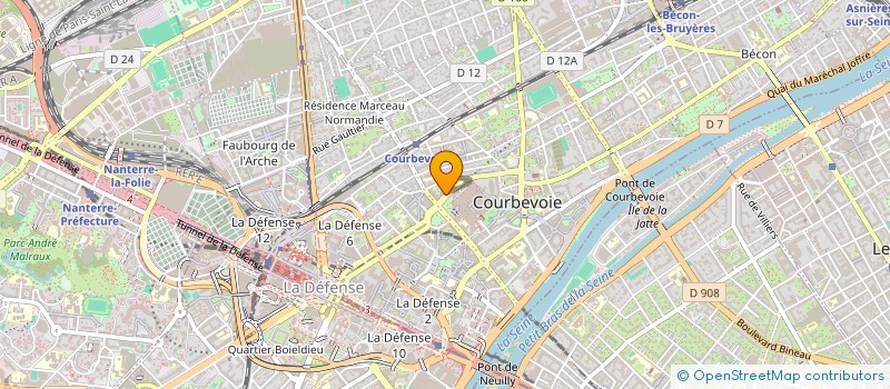 localisation de l'entreprise SOLUTION BY YEC à COURBEVOIE