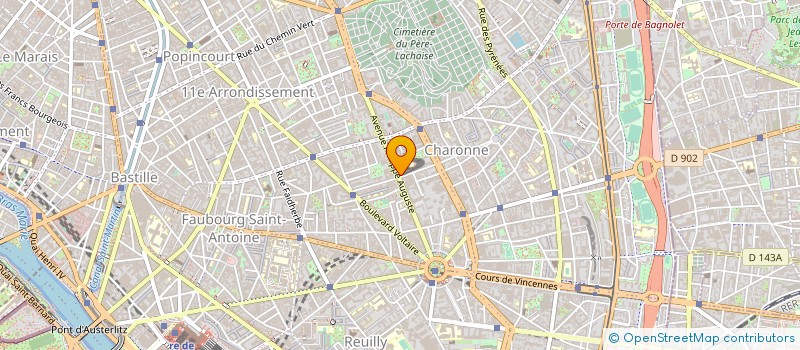 localisation de l'entreprise SOLUTION CONSO à PARIS