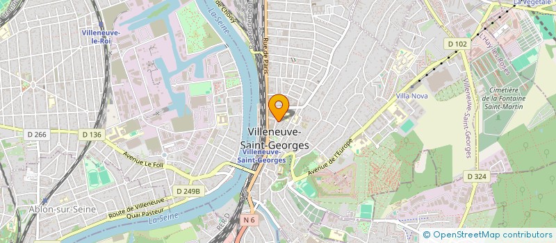 localisation de l'entreprise SOLUTION CONSTRUCTION  VILLENEUVE-SAINT-GEORGES