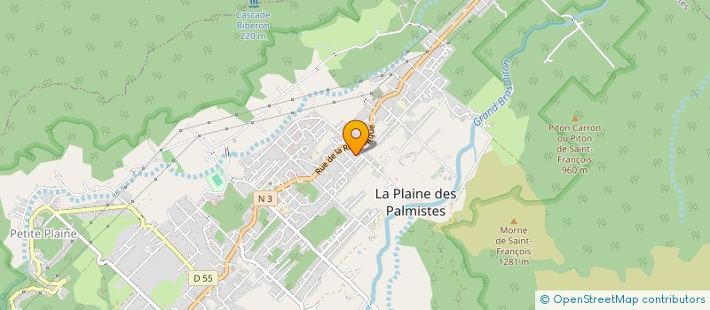 localisation de l'entreprise SOLUTION CONSTRUCTION BEGUE  LA PLAINE-DES-PALMISTES