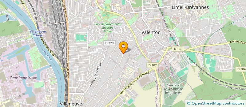 localisation de l'entreprise SOLUTION DATA SERVICES à VALENTON
