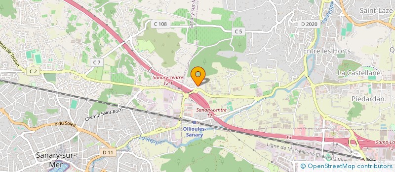 localisation de l'entreprise SOLUTION DE BATIR ET DE RENOVER à OLLIOULES