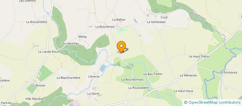 localisation de l'entreprise SOLUTION DECO  NOYAL-SOUS-BAZOUGES