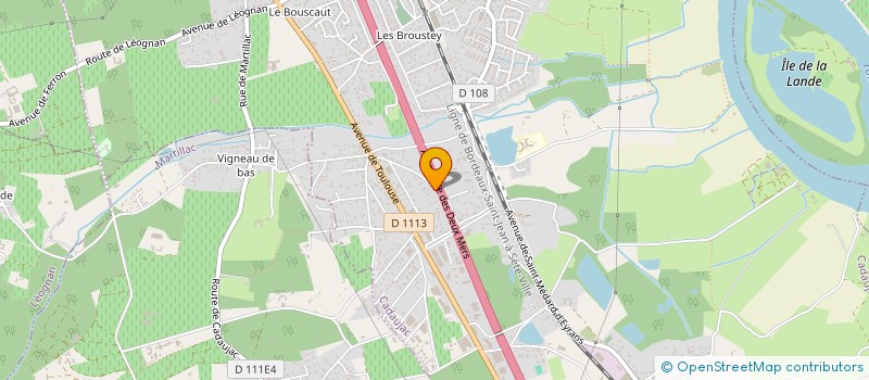 localisation de l'entreprise SOLUTION DEPANNAGE 33  CADAUJAC