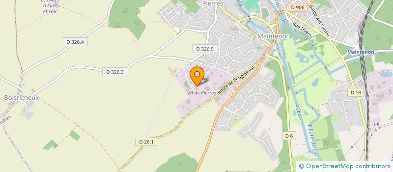 localisation de l'entreprise SOLUTION & DESIGN HABITAT à PIERRES