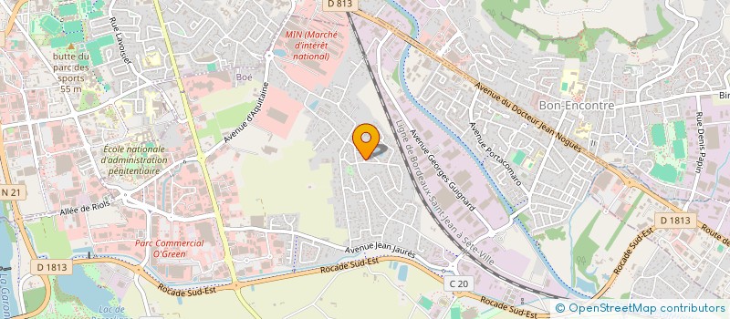 localisation de l'entreprise SOLUTION DSP 47  BOE