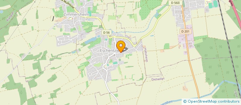 localisation de l'entreprise SOLUTION DURABLE  ESCHENTZWILLER