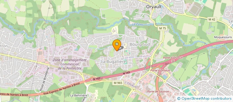 localisation de l'entreprise SOLUTION ECO PIEUX à ORVAULT