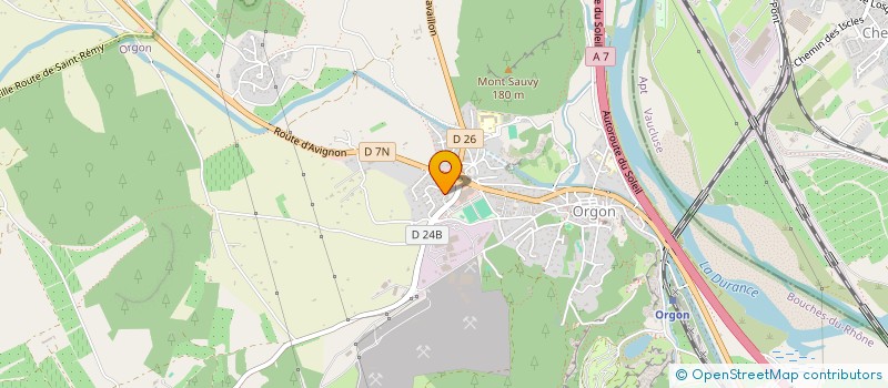 localisation de l'entreprise SOLUTION ENERGIE à ORGON