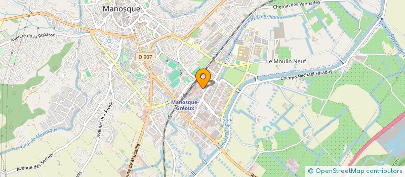 localisation de l'entreprise SOLUTION ENERGIE PROVENCE à MANOSQUE
