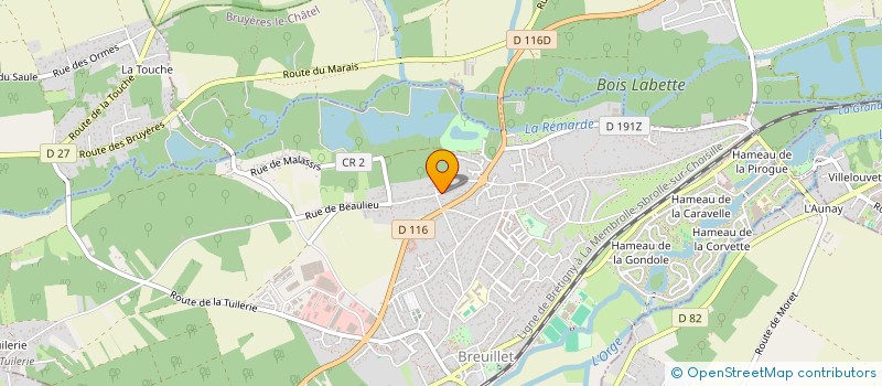 localisation de l'entreprise SOLUTION ET CONSEIL TELECOM  BREUILLET