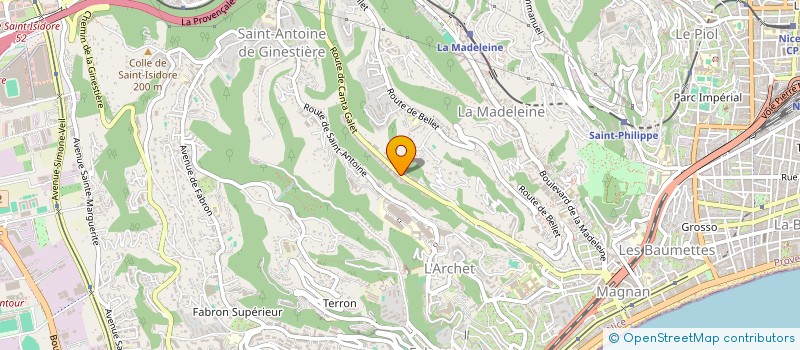 localisation de l'entreprise SOLUTION ETANCHE à NICE