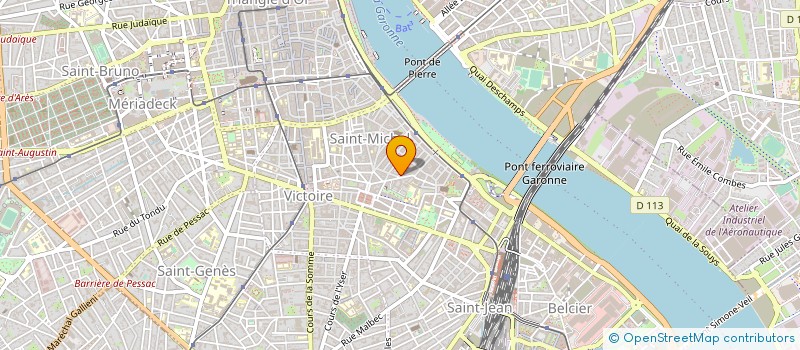 localisation de l'entreprise SOLUTION EVENEMENTIELLE à BORDEAUX