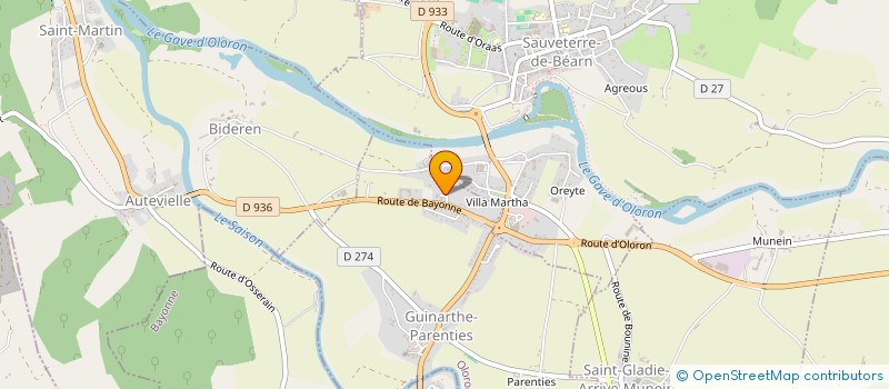 localisation de l'entreprise SOLUTION FLAMME  BEGUIOS