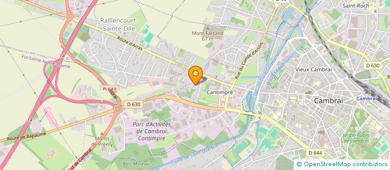 localisation de l'entreprise SOLUTION FLUIDES à FONTAINE-NOTRE-DAME