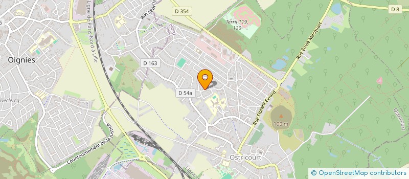 localisation de l'entreprise SOLUTION HABITAT  OSTRICOURT