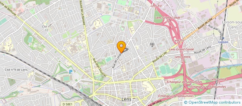 localisation de l'entreprise SOLUTION-HABITAT ELEC  NOYELLES-SOUS-LENS