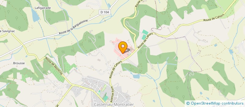 localisation de l'entreprise SOLUTION IMMO 46  CASTELNAU-MONTRATIER