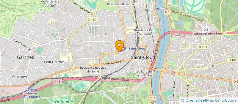 localisation de l'entreprise SOLUTION IMMOBILIERE SEVRES à SAINT-CLOUD