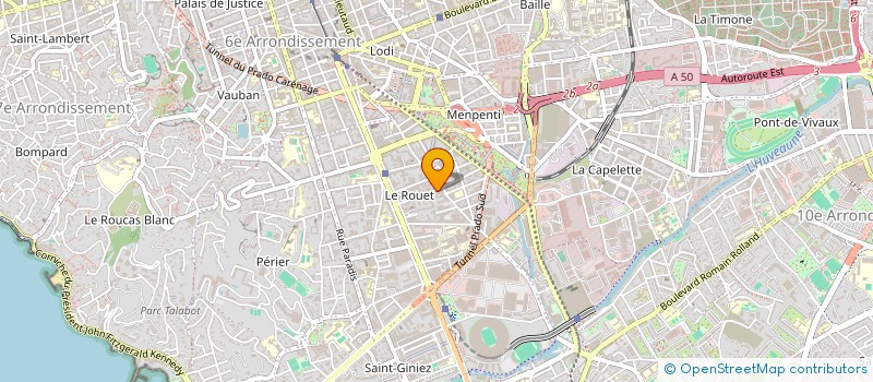 localisation de l'entreprise SOLUTION INTERNATIONAL CONSULTING (S.I.C.) à MARSEILLE