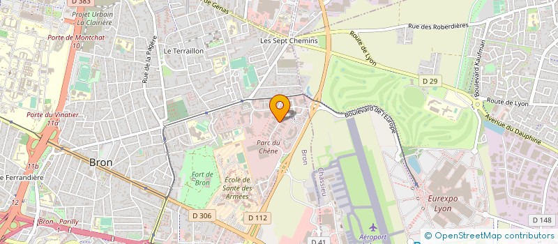 localisation de l'entreprise SOLUTION ISO à BRON