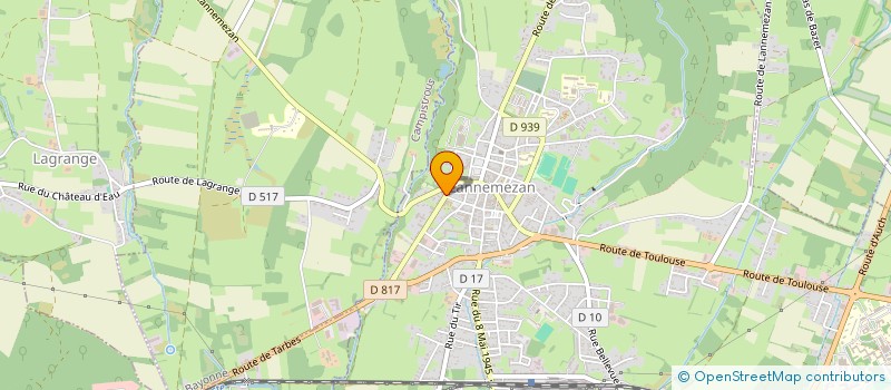 localisation de l'entreprise SOLUTION ISOLATION à LANNEMEZAN