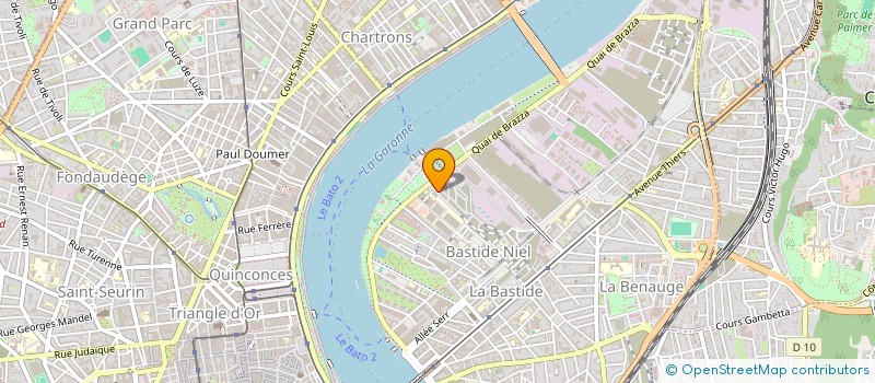 localisation de l'entreprise SOLUTION K  BORDEAUX