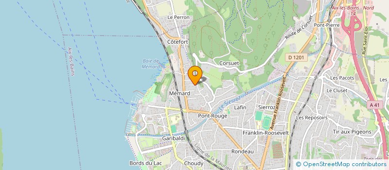 localisation de l'entreprise SOLUTION LICENCE  AIX-LES-BAINS