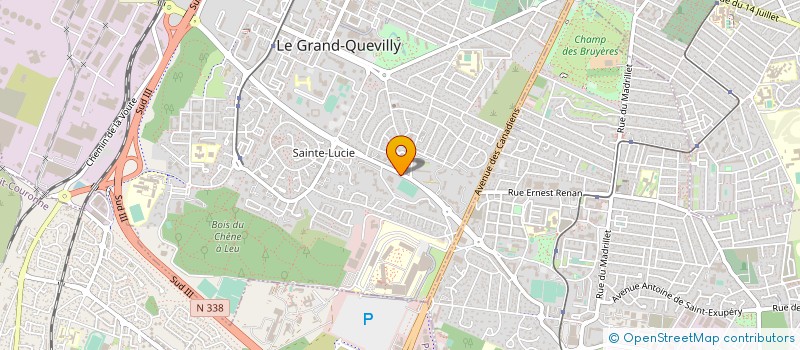 localisation de l'entreprise SOLUTION LOGISTEAM à LE GRAND-QUEVILLY