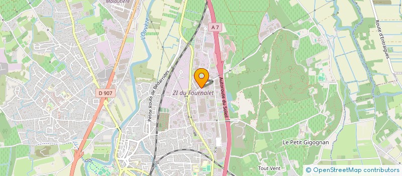 localisation de l'entreprise SOLUTION LOGISTIQUE 84  SORGUES