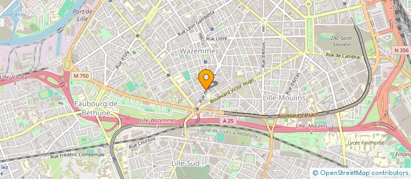 localisation de l'entreprise SOLUTION LOGISTIQUE FUNERAIRE  LILLE