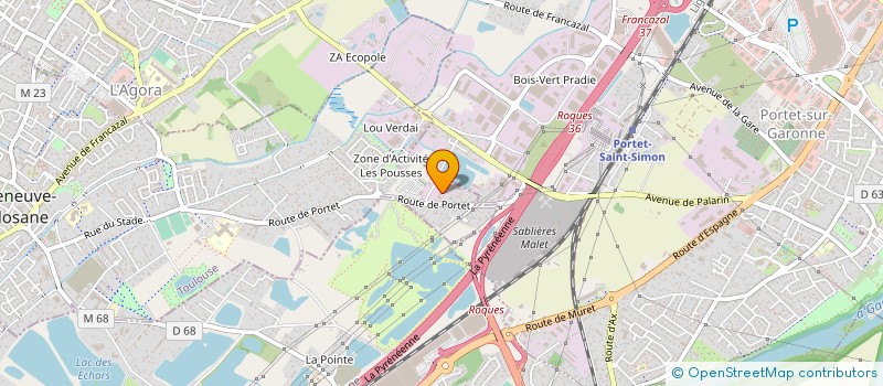 localisation de l'entreprise SOLUTION MAG SERVICE à MURET