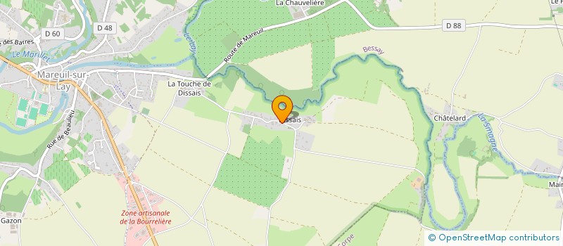 localisation de l'entreprise SOLUTION MAINTENANCE 85  MAREUIL-SUR-LAY-DISSAIS