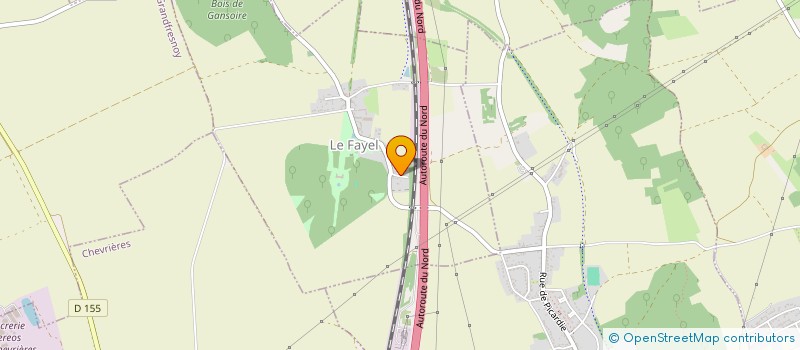 localisation de l'entreprise SOLUTION MATERIAUX  LE FAYEL