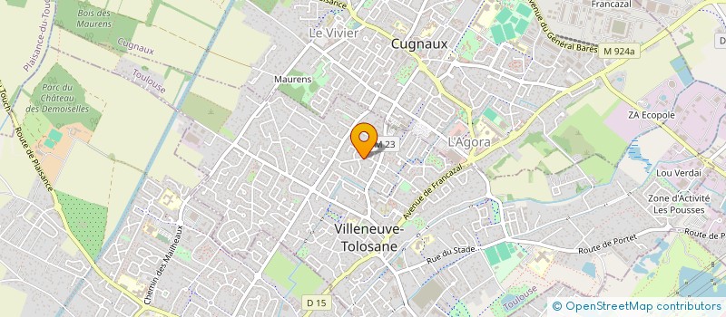 localisation de l'entreprise SOLUTION MECA à VILLENEUVE-TOLOSANE