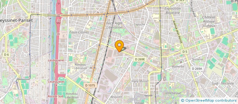 localisation de l'entreprise SOLUTION MECA-PNEU  GRENOBLE