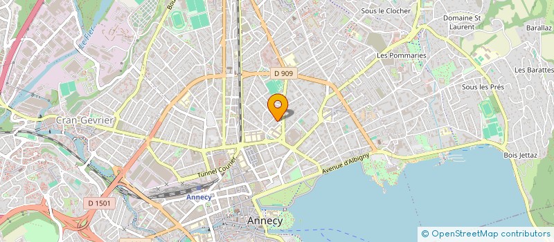 localisation de l'entreprise SOLUTION MICRO PLUS à ANNECY