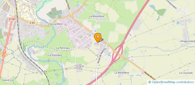 localisation de l'entreprise SOLUTION ORTHO PROTHESE - SOP à LA ROCHE-SUR-YON