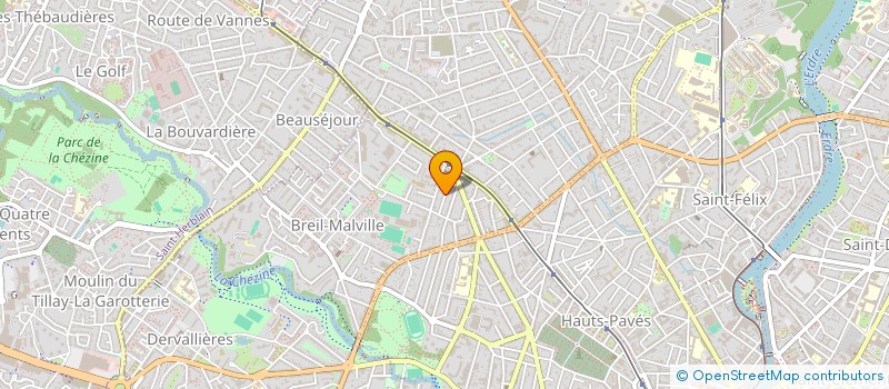 localisation de l'entreprise SOLUTION PRO COURTAGE à NANTES