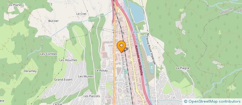 localisation de l'entreprise SOLUTION PROPRETE à SALLANCHES